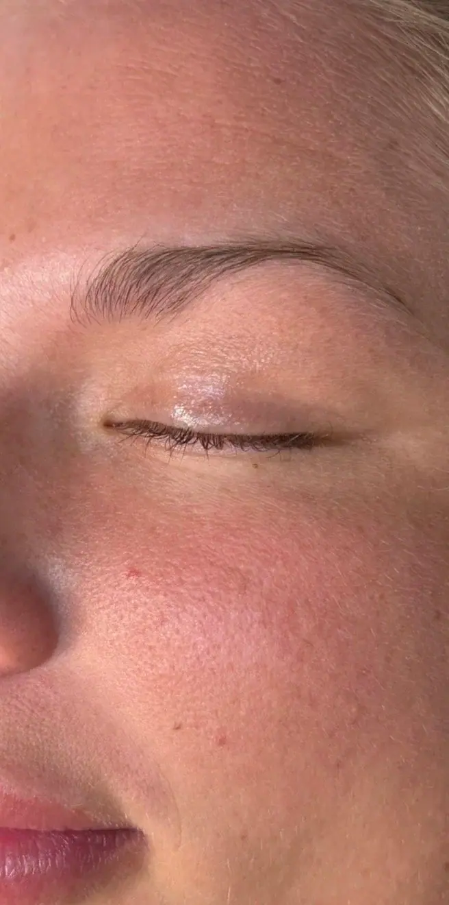 Brow Lamination + Tint + Wax, before